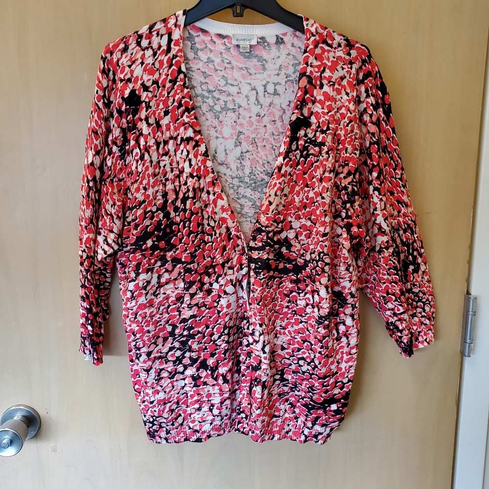 Avenue cardigan, size 18/20, EUC